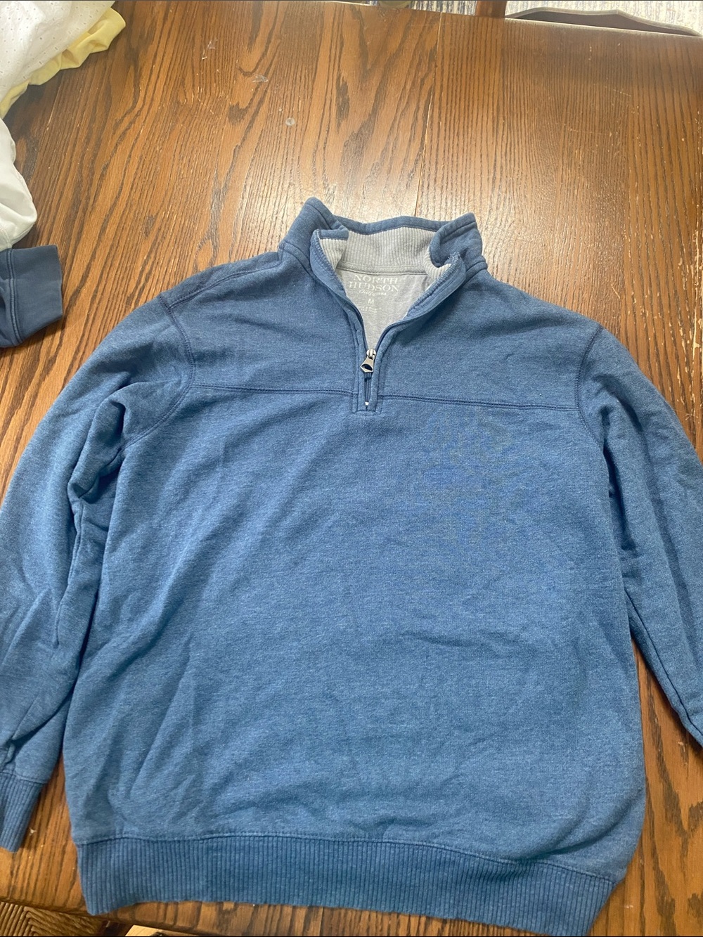 Men's Quarter-Zip Sweater Pullover - Blue